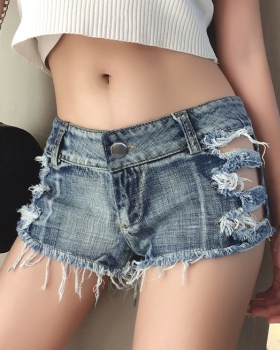 Sexy low-waist jeans nightclub short jeans for women