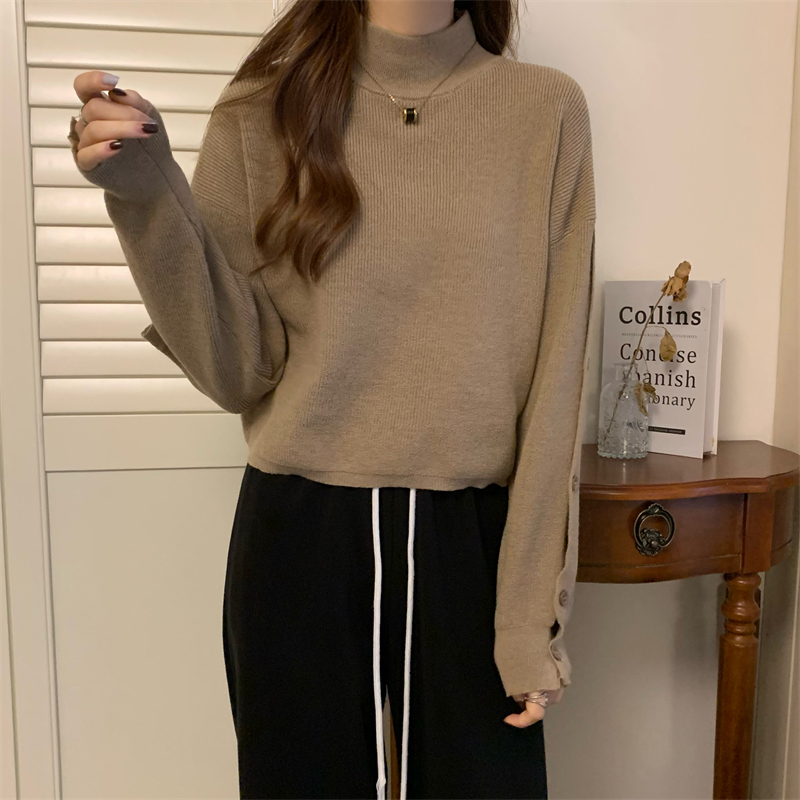 Casual autumn and winter loose Korean style sweater for women