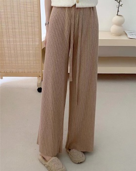 Autumn and winter straight long pants for women