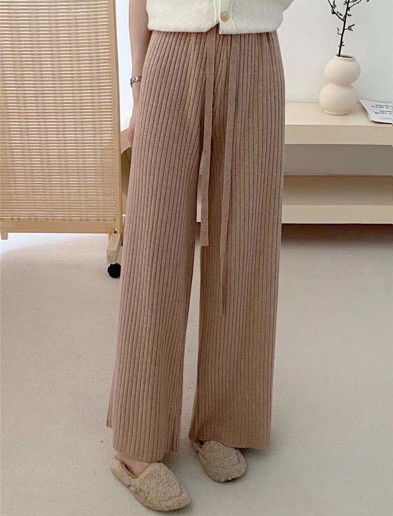 Autumn and winter straight long pants for women
