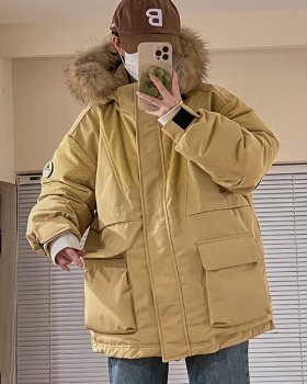 Thick work clothing couples cotton coat for women