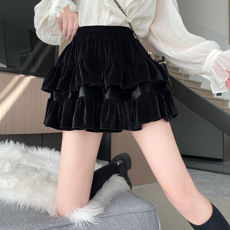 Autumn and winter skirt short skirt for women