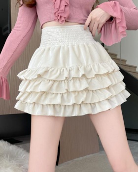Wood ear cake short skirt thick and disorderly skirt for women