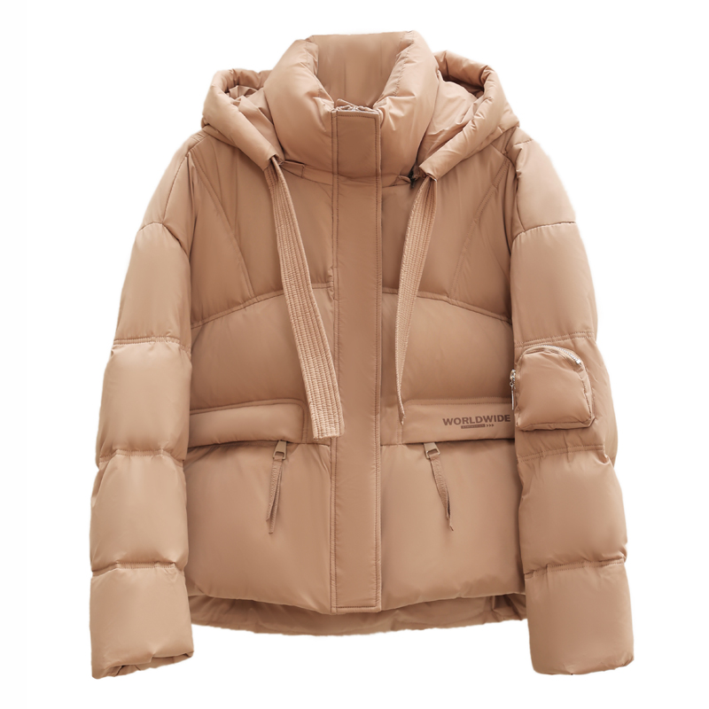 Small fellow short down coat thick technical jacket