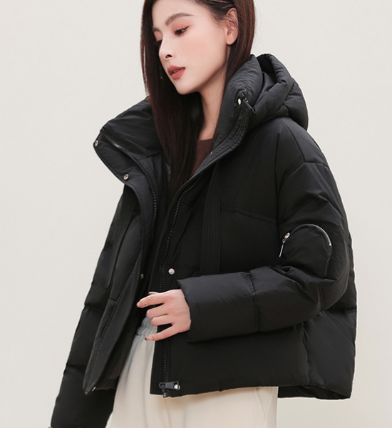 Small fellow short down coat thick technical jacket