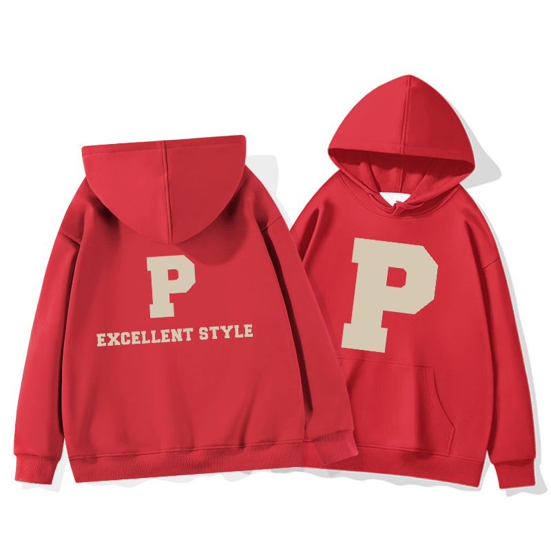 Autumn and winter complex hooded cotton hoodie