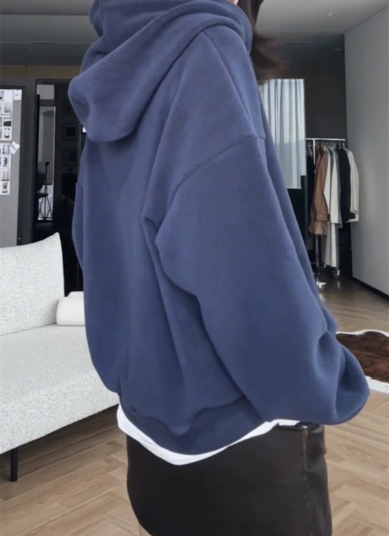 Retro Casual hoodie hooded coat