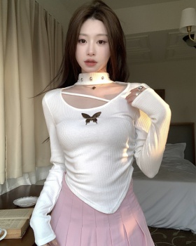 Autumn and winter slim T-shirt unique bottoming shirt