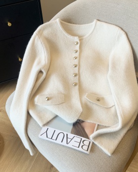 Chanelstyle spring knitted sweater ladies unique coat
