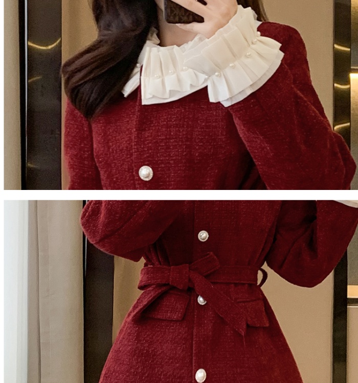 Show young chanelstyle coat thermal down coat for women