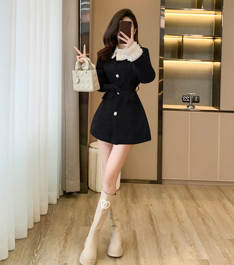 Show young chanelstyle coat thermal down coat for women