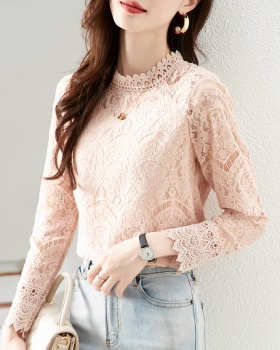 Lace bottoming shirt Korean style tops for women