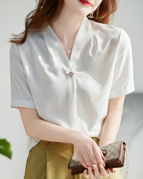 Profession short sleeve shirt niche tops for women
