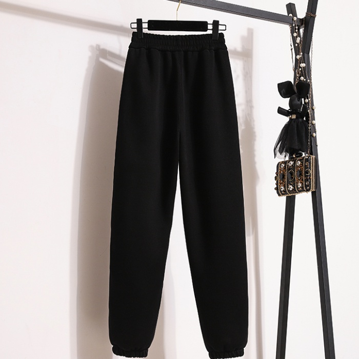 Thick harem pants autumn and winter sweatpants for women