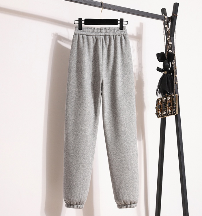 Thick harem pants autumn and winter sweatpants for women