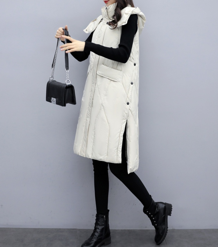 Cotton long coat fashion waistcoat for women