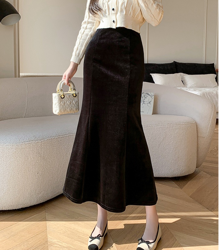 High waist autumn and winter skirt for women