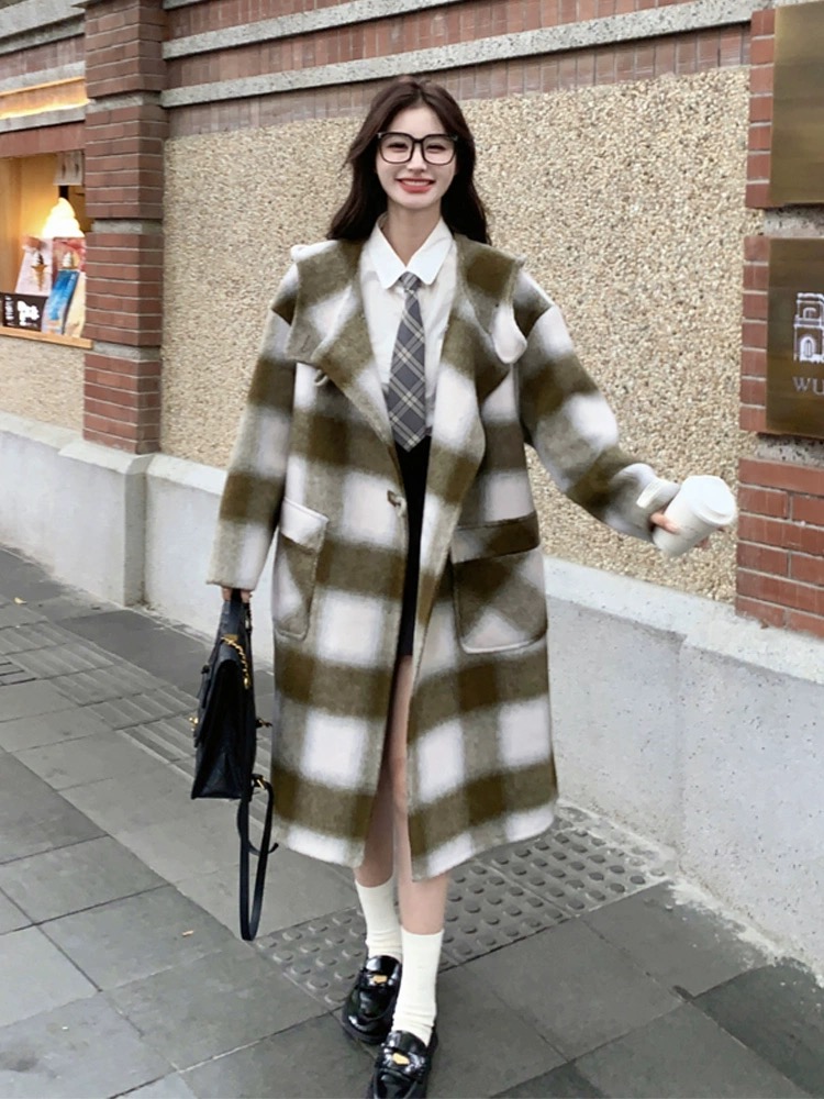 Autumn and winter coat overcoat for women