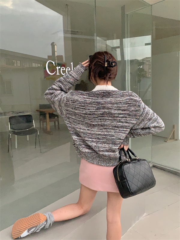 Long sleeve sweater autumn and winter coat