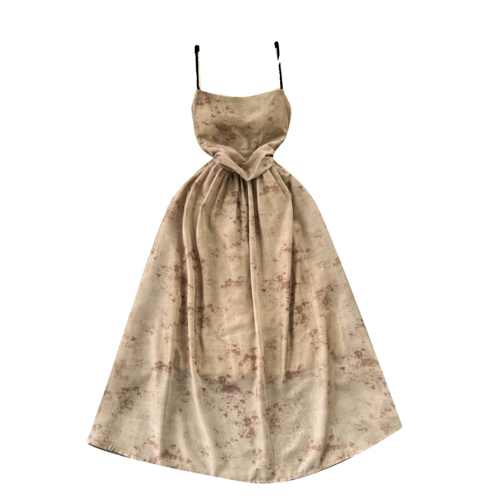 Halter retro slim sling bandage dress for women