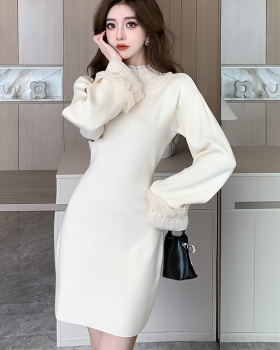 Light luxury chanelstyle winter dress for women
