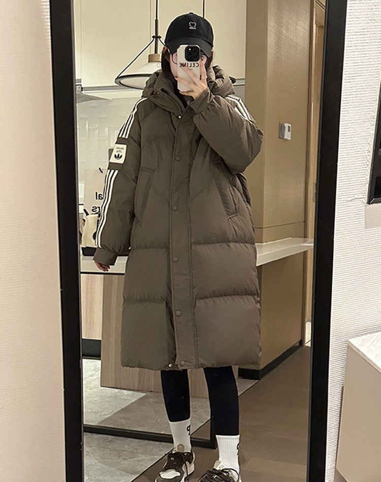 Thermal winter velvet jacket down coat for women