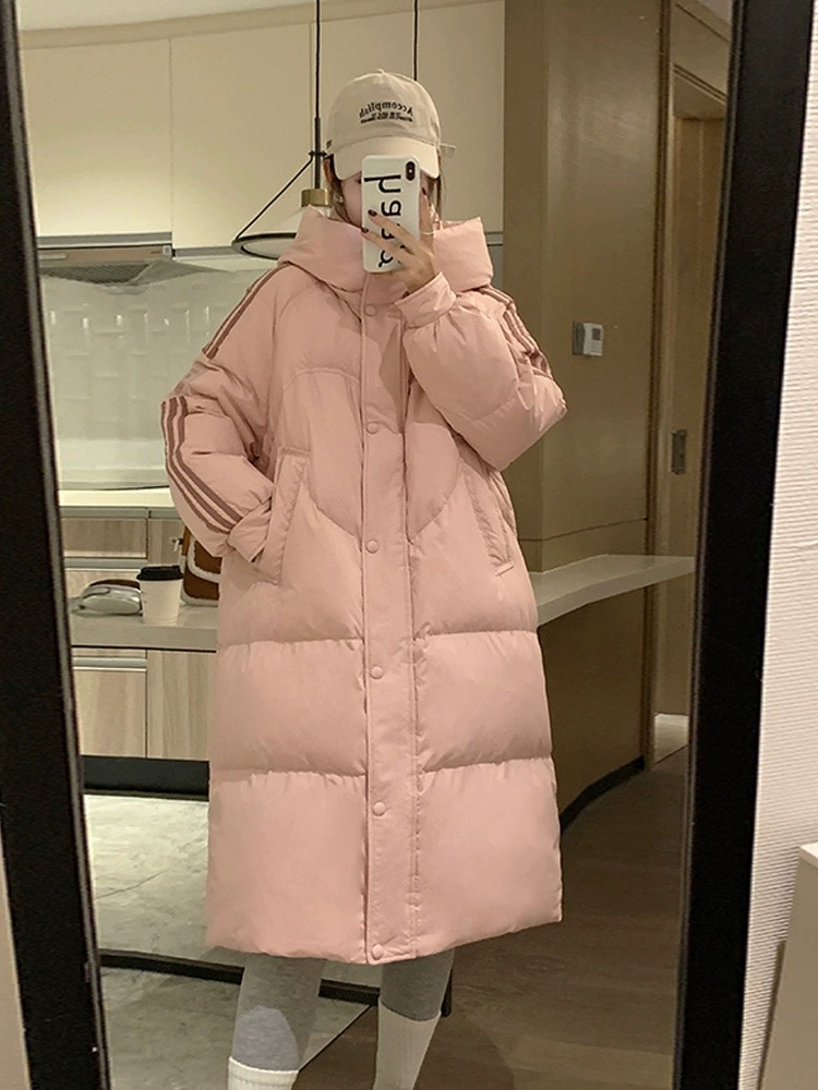 Thermal winter velvet jacket down coat for women