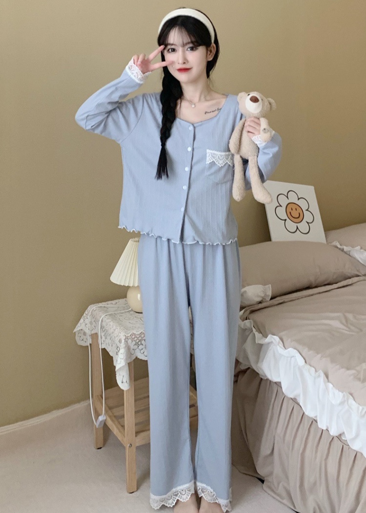 Homewear pajamas cardigan a set for women