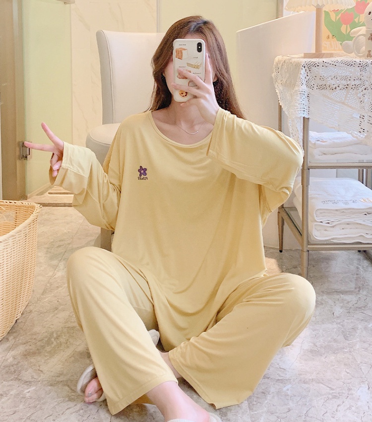 Spring and autumn long pants pajamas for women