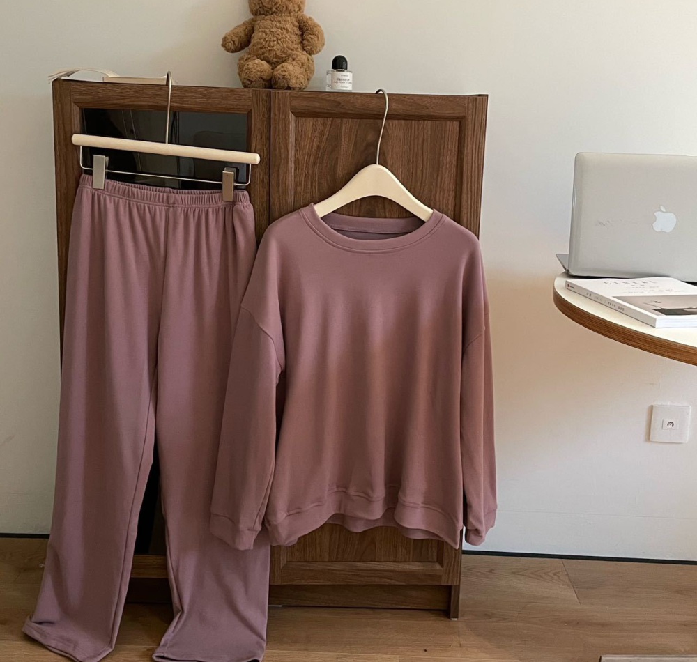 Thermal pajamas bottoming shirt a set for women