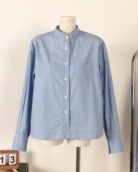 Pure cotton tops autumn and winter shirt for women