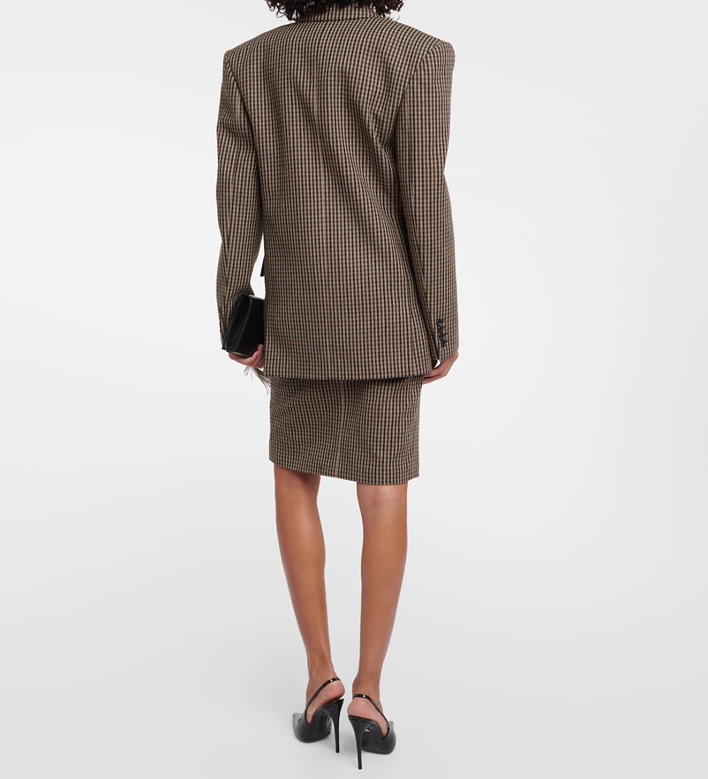 Fashion spring skirt shoulder pads business suit 2pcs set