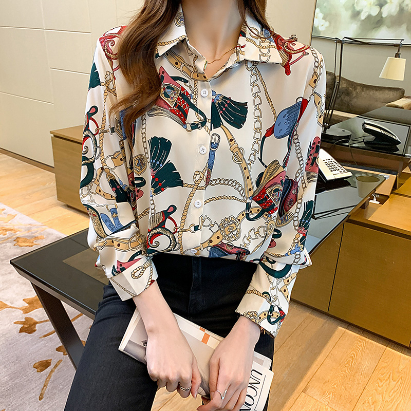 Temperament fashion shirt loose Korean style tops for women