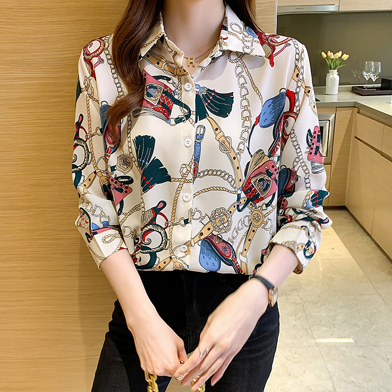 Temperament fashion shirt loose Korean style tops for women