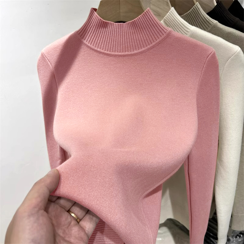 Autumn and winter tops long sleeve bottoming shirt for women