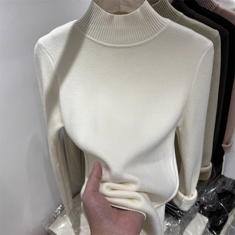 Autumn and winter tops long sleeve bottoming shirt for women