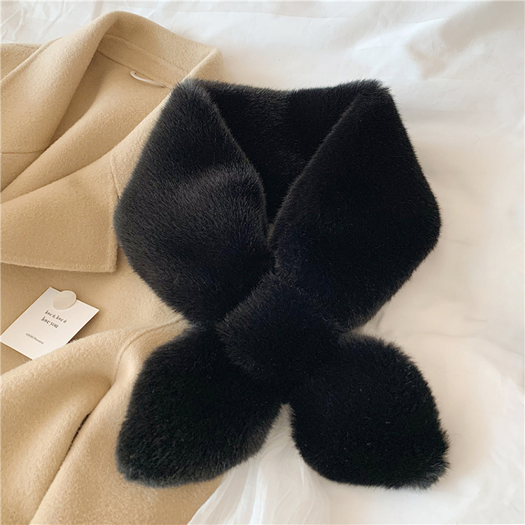 Pure scarf thick elmo rabbit fur scarves for women