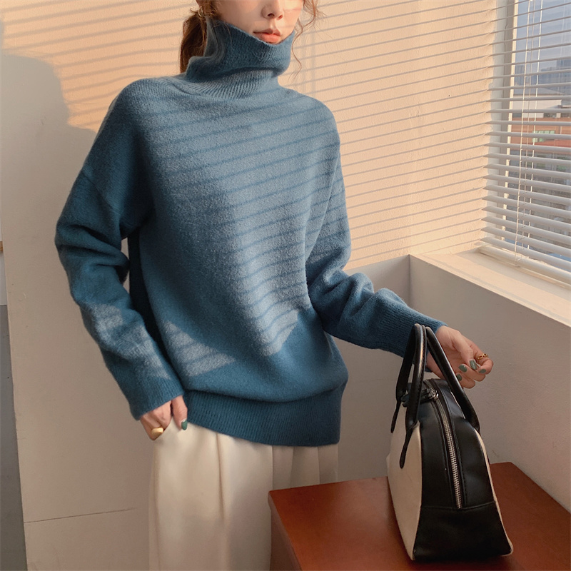 Korean style loose sweater all-match tops