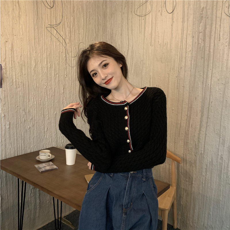 Korean style outside the ride cardigan long sleeve tops