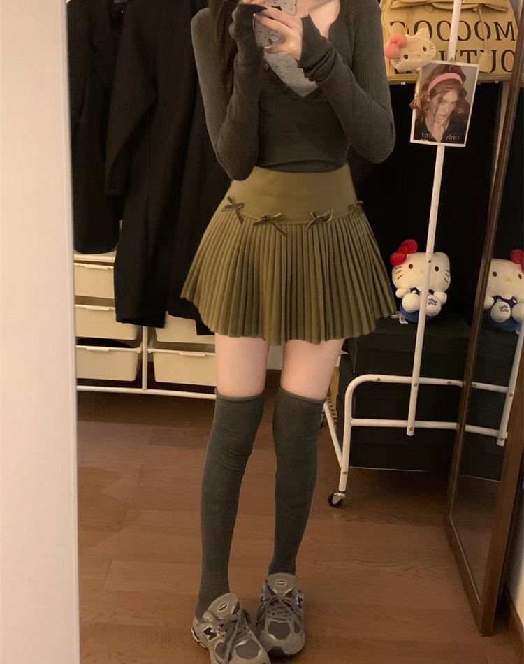 High waist slim skirt Korean style short skirt for women