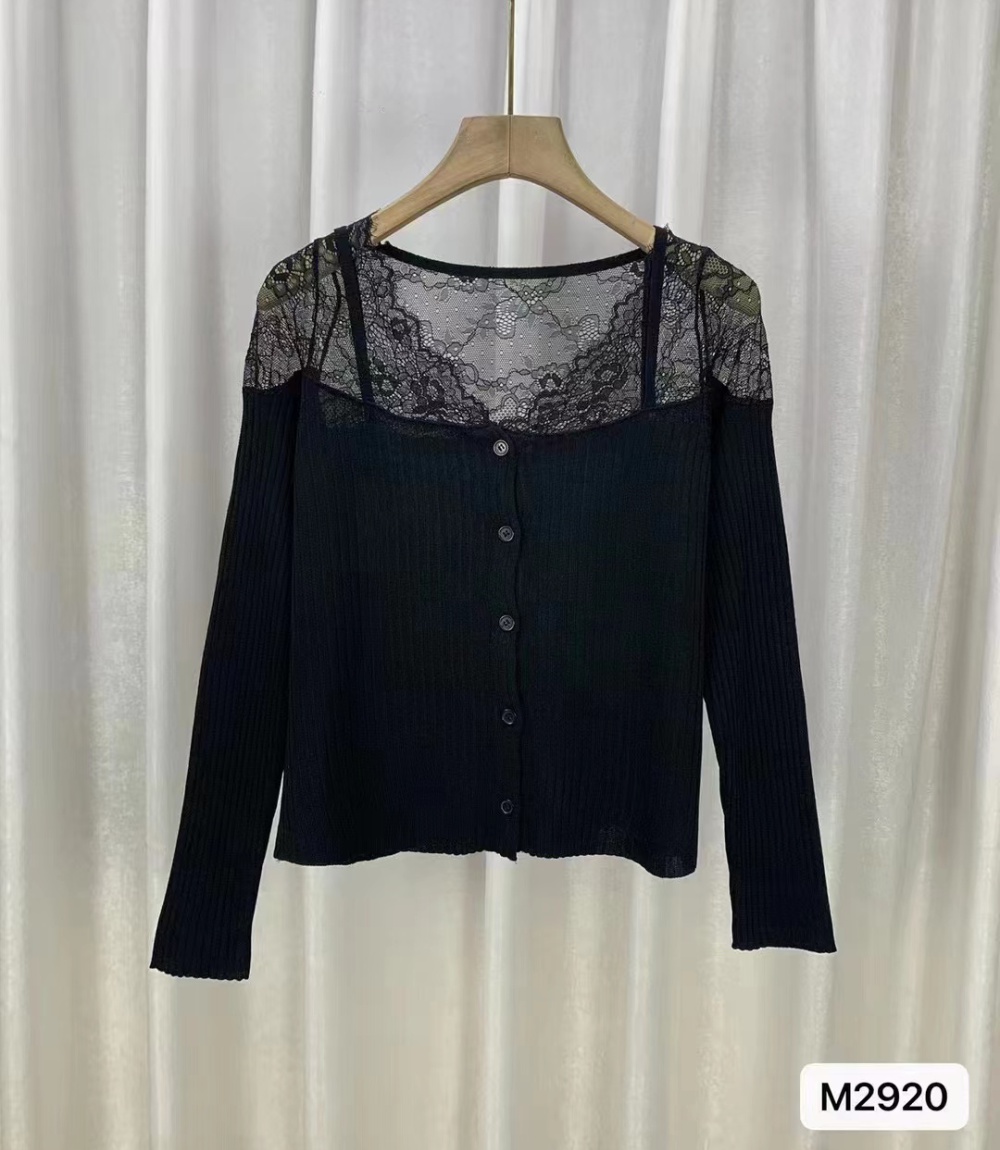 Spring and autumn tops bottoming shirt for women