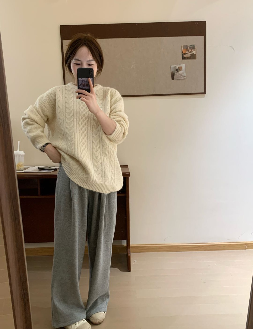 Niche lazy tops autumn and winter pullover sweater for women