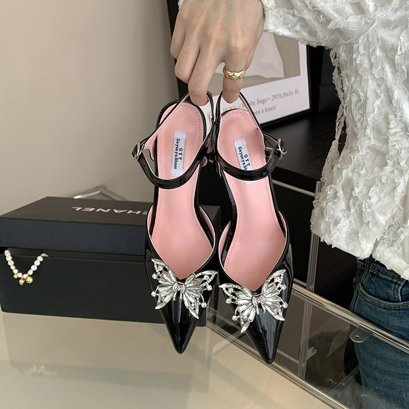 Pointed sandals high-heeled shoes for women