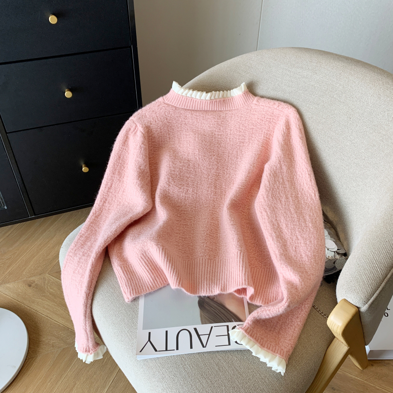 France style sweater spring cardigan for women