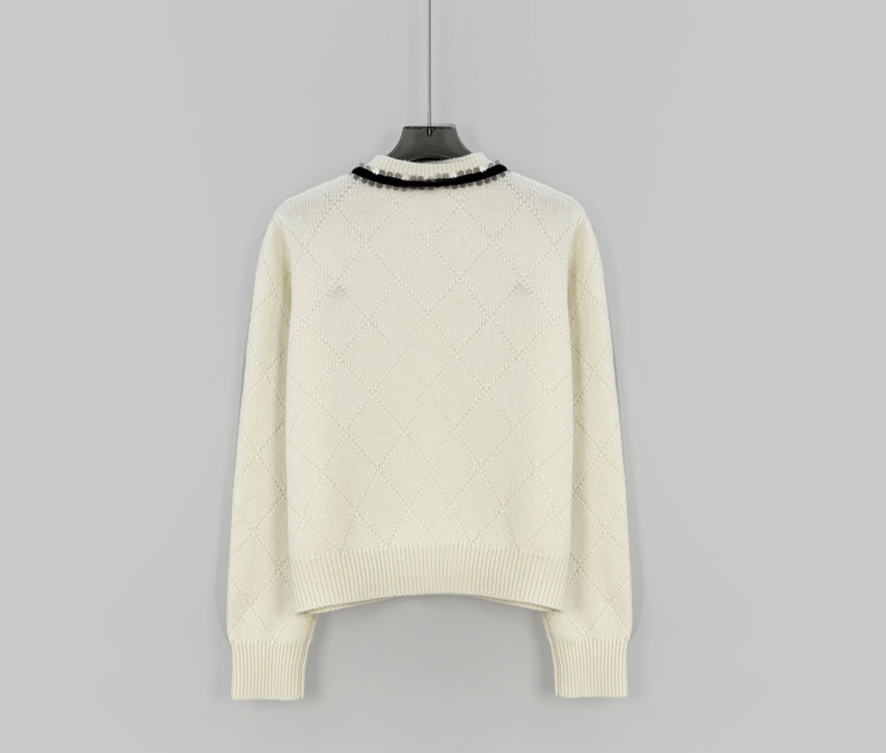 Christmas chanelstyle knitted sweater for women