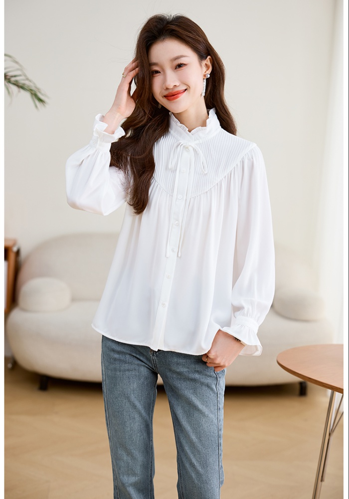 Small fellow shirt France style small shirt for women