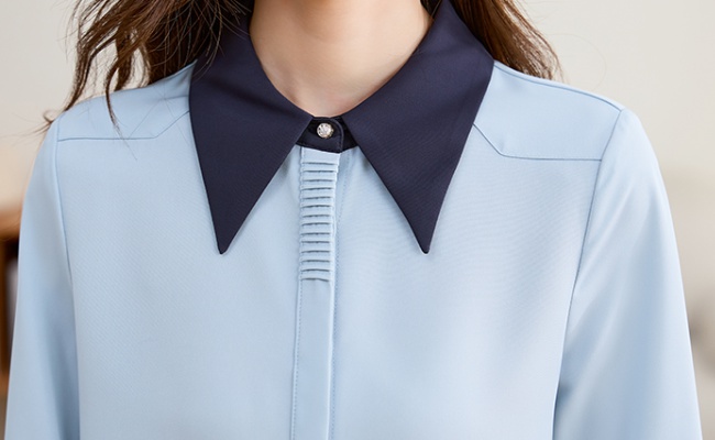 Spring and autumn temperament shirt niche tops for women