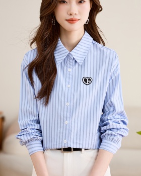 Casual show young fashion heart shirt for women