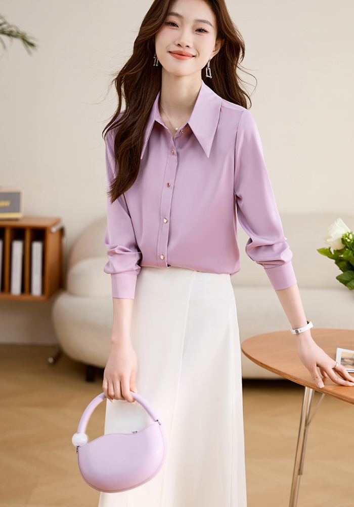Western style simple fashion spring shirt for women