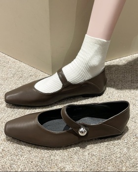 British style low shoes spring and autumn peas shoes